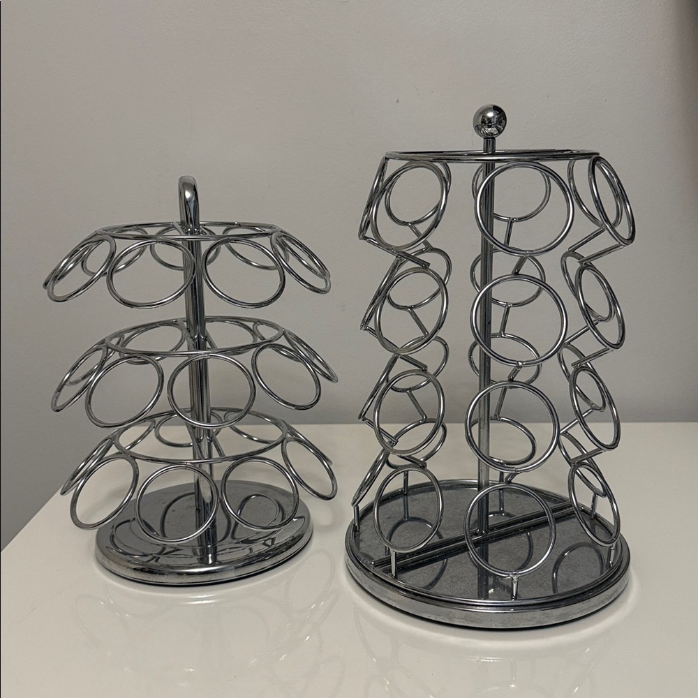 Lot of 2 Keurig K-Cup Carousels - Coffee Organizer